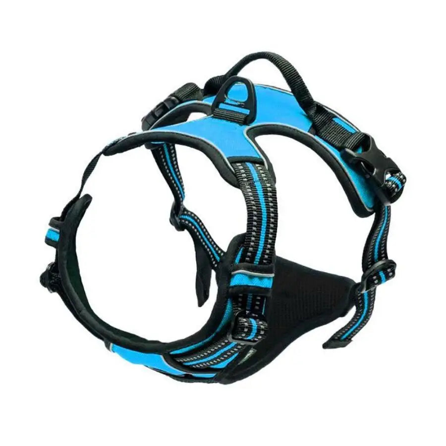 Heavy Duty No-Pull Dog Harness with Handle – Reflective, Front-Clip, Padded & Adjustable for Medium to Large Dogs