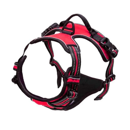 Heavy Duty No-Pull Dog Harness with Handle – Reflective, Front-Clip, Padded & Adjustable for Medium to Large Dogs