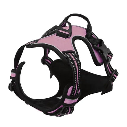 Heavy Duty No-Pull Dog Harness with Handle – Reflective, Front-Clip, Padded & Adjustable for Medium to Large Dogs