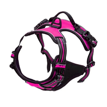 Heavy Duty No-Pull Dog Harness with Handle – Reflective, Front-Clip, Padded & Adjustable for Medium to Large Dogs