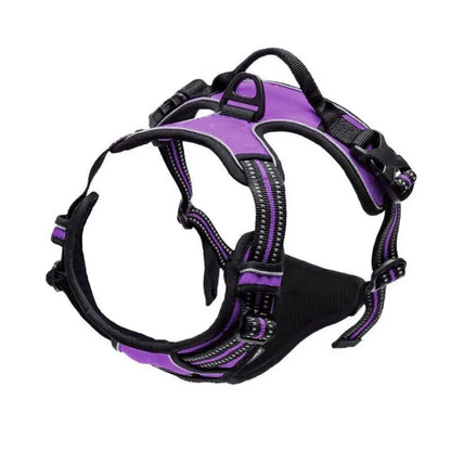 Heavy Duty No-Pull Dog Harness with Handle – Reflective, Front-Clip, Padded & Adjustable for Medium to Large Dogs