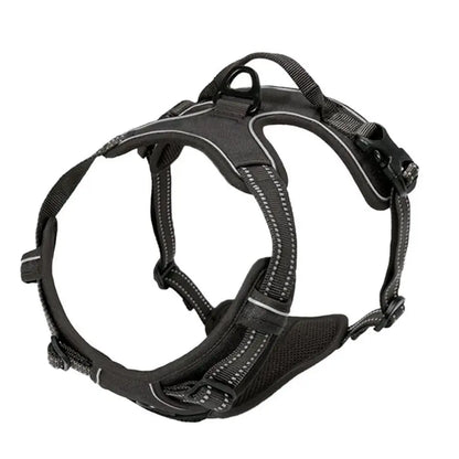 Heavy Duty No-Pull Dog Harness with Handle – Reflective, Front-Clip, Padded & Adjustable for Medium to Large Dogs